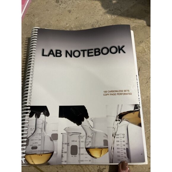 Other - BARBAKAM Lab Notebok 100 Carbonless Pages Spiral Bound(Copy Pg Perforated)